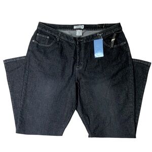 L.A. Blues Vintage Plus 5 Jeans Boot Cut Mid Rise Stretch Right Fit Charcoal 22